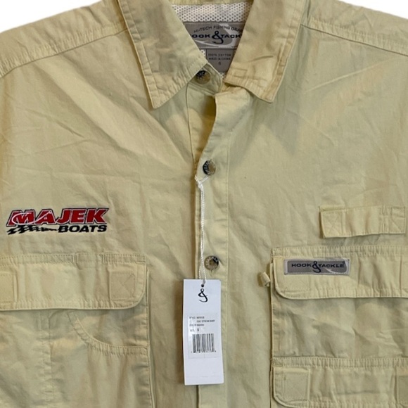 Hook & Tackle Hi Tech Fishing Gear Fishing Shirt. New with tags. Size Small - Picture 2 of 12